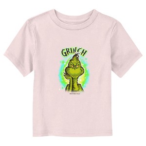 Toddler's Dr. Seuss Airbrushed Grinch Portrait T-Shirt - 1 of 3