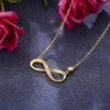 Infinity Necklace Love Pendant, Women's Necklace Gift design inspiration come from infinity love and a timeless beauty - 4 of 4