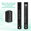Unique Bargains Aluminum Alloy Rulers with Centimeters Millimeters Inches and Conversion Table 2 Pcs - 4 of 4