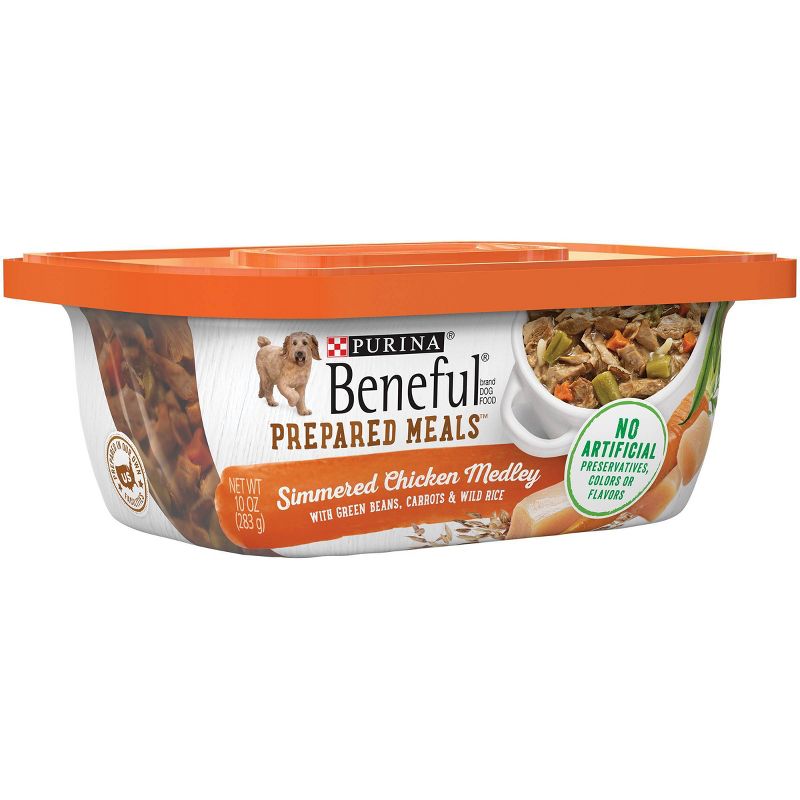 Purina Beneful Prepared Meals Simmered Recipes Wet Dog Food - 10oz, 6 of 7
