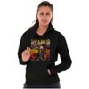 Halloween Monster Reaper of Death Hoodie Sweatshirt Women Men Brisco Brands - 4 of 4