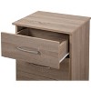 Passion Furniture Boston 3-Drawer Nightstand (24 in. H x 18 in. W x 16 in. D) - 3 of 4