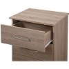 Passion Furniture Boston 3-Drawer Nightstand (24 in. H x 18 in. W x 16 in. D) - image 3 of 4