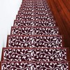 Sussexhome Leaves Collection Non-Slip Carpet Stair Treads, 9" X 28" - 2 of 4
