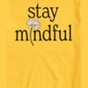 Men's - Instant Message - Stay Mindful Flower Short Sleeve Graphic T-Shirt - 2 of 4