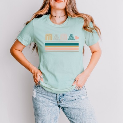 Simply Sage Market Retro Mama Stripes Short Sleeve Tee