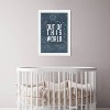 13" x 19" Out of this World Motivational Quotes Framed Wall Art Blue - Olivia's Easel: Inspirational Decor, Modern Typography - 4 of 4