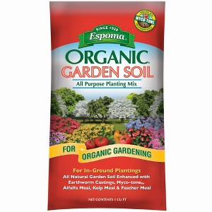Espoma Organic All-Purpose Garden Soil Natural and Organic in Ground Planting Mix, 1 cu ft - 1 of 4