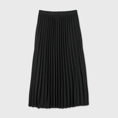 black and white overall skirt