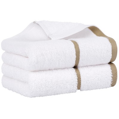 2pcs Towel Sets Bath Towels Facecloth 100% Cotton Luxury Hotel Spa