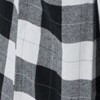 plaid black & white