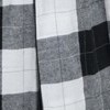 plaid black & white