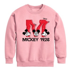 Boys' - Disney - Mickey & Friends Graphic Long Sleeve Fleece Sweatshirt - 1 of 4