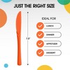 Exquisite Heavy Duty Solid Color Disposable Plastic Knives - 100 Ct. - 3 of 4