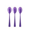 Exquisite Heavy Duty Disposable Solid color Plastic Spoons - 50 Count - 2 of 4