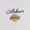 NBA Los Angeles Lakers Women's Long Sleeve Crusive Textured White Hooded Sweatshirt - M - 4 of 4