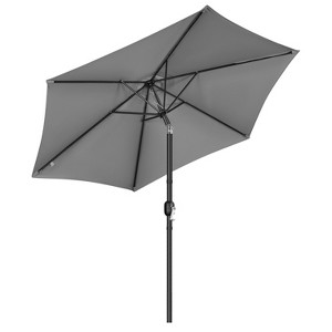 Yaheetech 9FT Patio Umbrella Market Umbrella with Button Tilt and Crank - 1 of 4