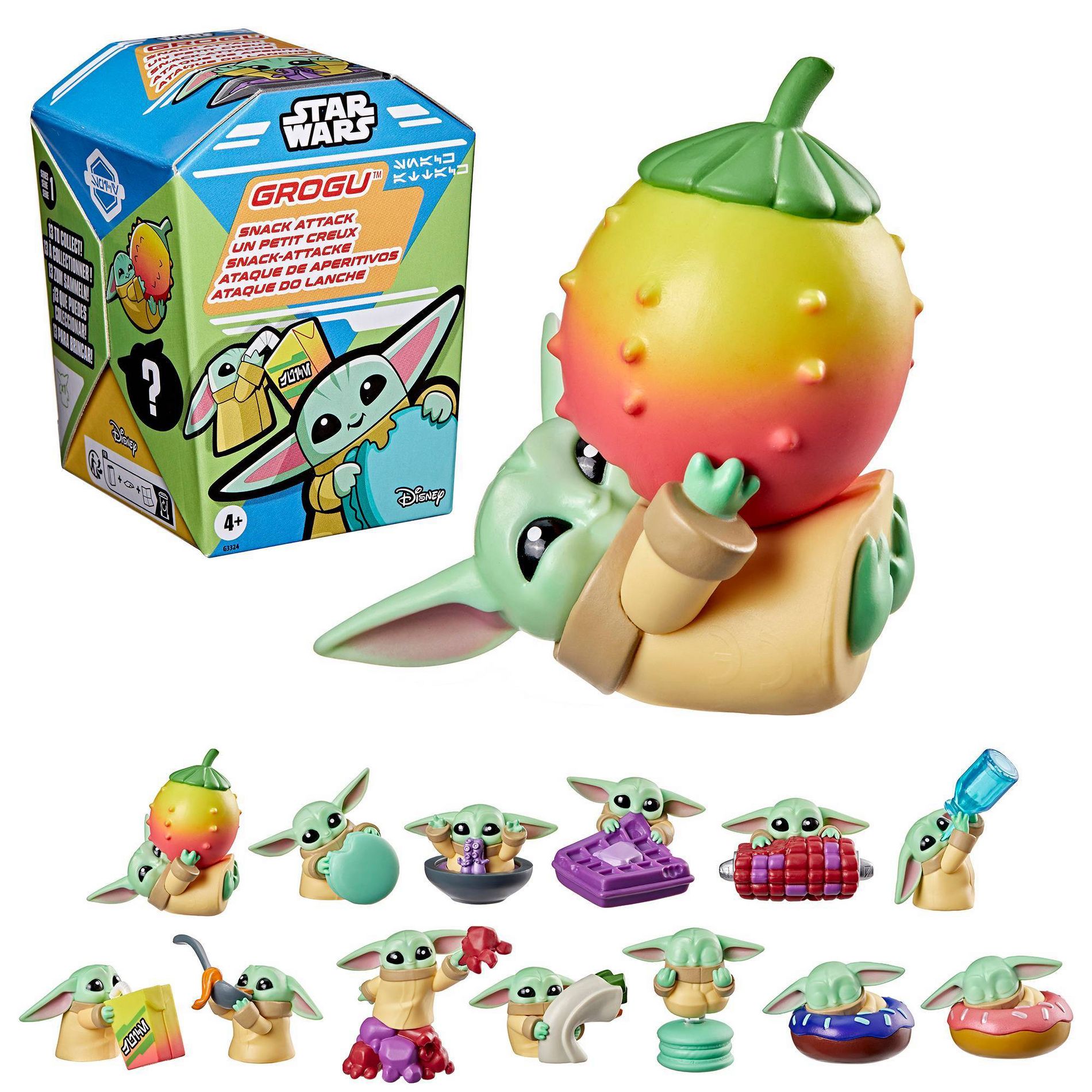 Star Wars Grogu Snack Attack 1.5" Mystery Figure, Series 1