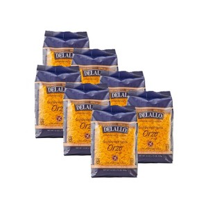 DeLallo Gluten-Free Orzo Pasta, 12 oz Bag, (7 Pack) - 1 of 4