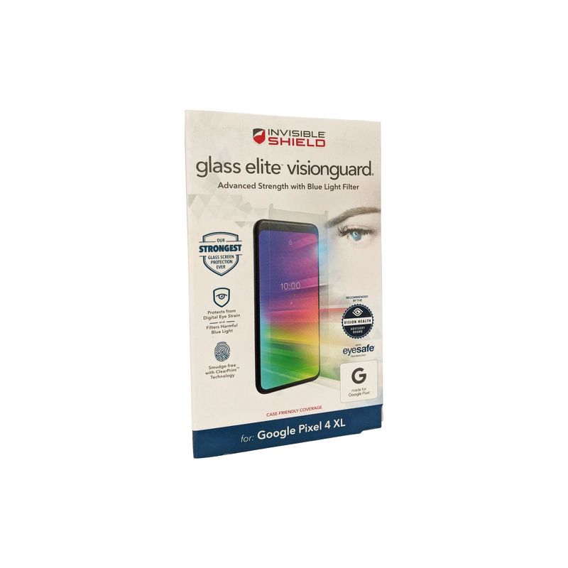 ZAGG for Pixel 4 XL InvisibleShield Glass Elite VisionGuard Screen Protector - Clear, 1 of 5