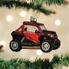 Old World Christmas Blown Glass Ornament for Christmas Tree, Side by Side ATV - 2 of 4