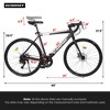 FIONECA 700Cx28 Road Bike ¨C Lightweight Aluminum, 16-Speed & Disc Brakes, Unisex - 3 of 4