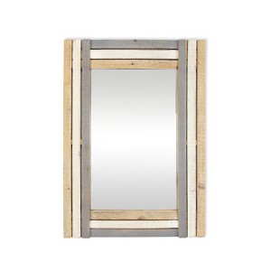 Cheung's Mila Multicolored Wood Framed Mirror - 1 of 4