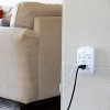 Philips 6-Outlet Surge Protector Wall Tap, White - image 4 of 4