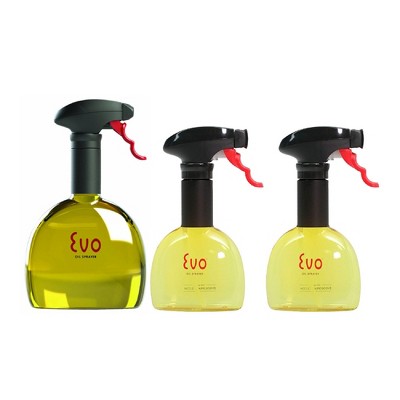 Evo 18oz Oil Sprayer Non-aerosol Bottle And Set Of 8oz Sprayer Bottles ...