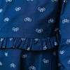 Hope & Henry Girls' Long Sleeve Ruffle Waist Dress, Kids - 3 of 4
