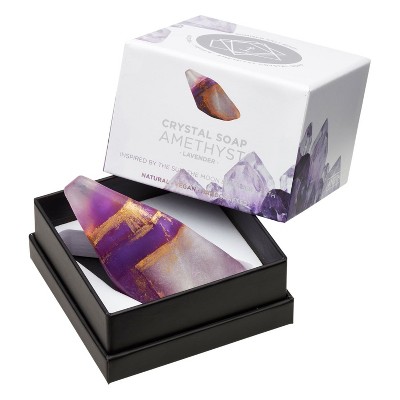 Summer Salt Body Crystal Face & Body Soap - Amethyst Lavender | Natural Vegan Handcrafted