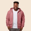 Dalix Astronaut Embroidered Hoodie Fleece Sweatshirt Zip Front Mens - 3 of 4