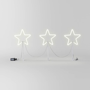 3pc Christmas LED Neon Star Novelty Pathway Marker - Wondershop™ - 1 of 4