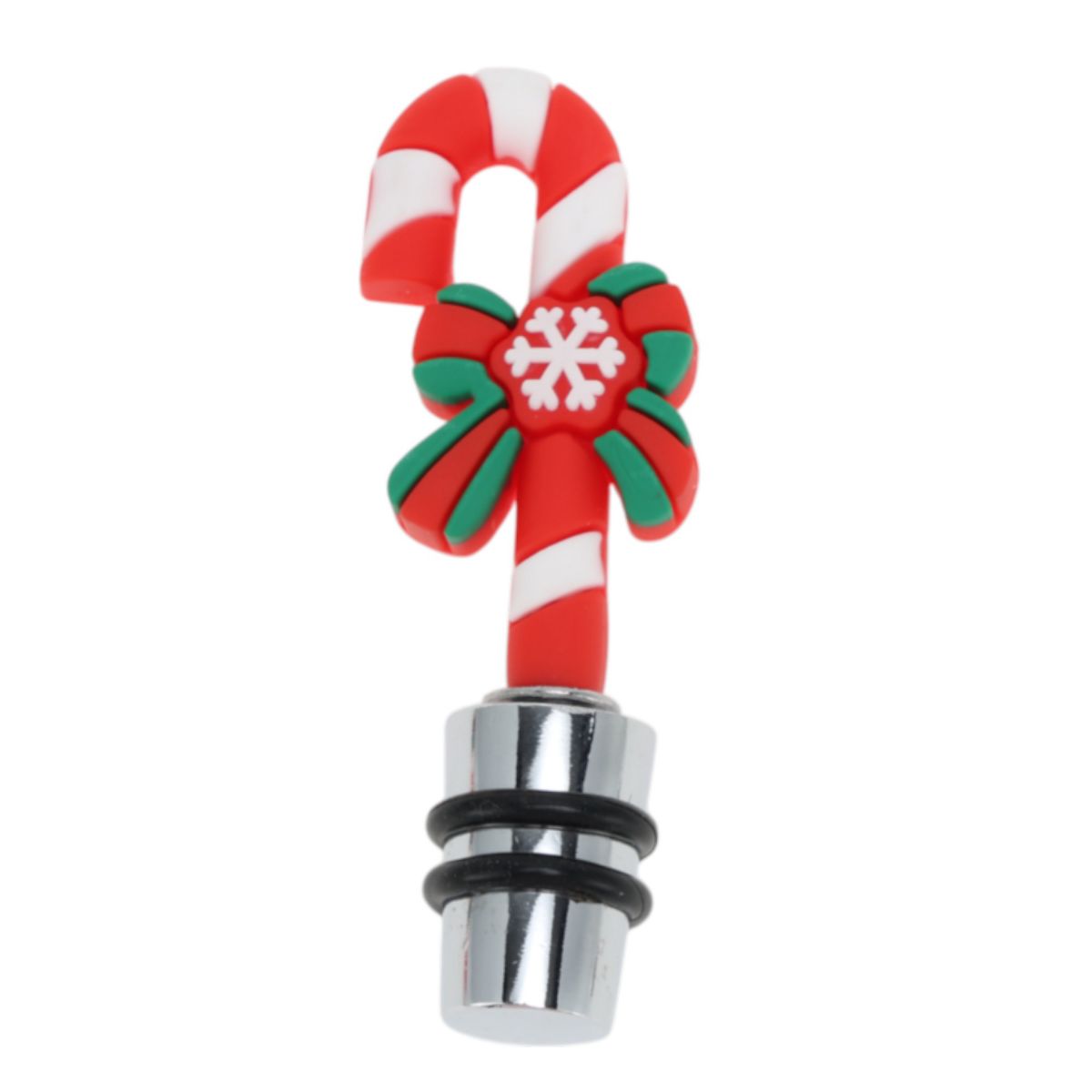 Unique Bargains Two-Wire Short Christmas Tree Stopper Aluminum Alloy TPE Green Black Silver Tone 1 Pc - thumbnail 4