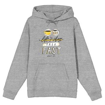 Fast & Franchise The Graphic Men\'s Furious Design Target Print Hoodie Heather : Grey