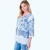 Roaman's Women's Plus Size Monique Printed Big Shirt - 4 of 4