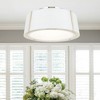 Crystorama Lighting Fulton 3 - Light Flush Mount in  Polished Nickel - 2 of 3