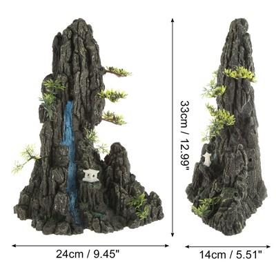 Unique Bargains Aquarium Terrariums Mountain For Fish Tank Landscape