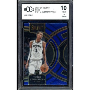 Victor Wembanyama Rookie Card 2023-24 Select Blue #121 BGS BCCG 10