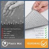 YEERSWAG Stylish 48" x 60" Grey & White Striped Office Chair Mat Chair Carpet for Hardwood Floors - 4 of 4