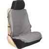PetSafe Happy Ride Waterproof & Machine Washable Bucket Seat Cover for Pets, Fits Most Vehicles, Grey (52"L x 22"W) - 2 of 4