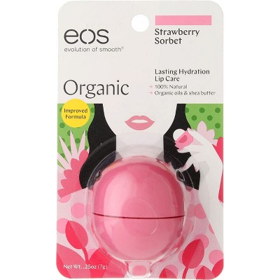 Eos Lip Balm Smooth Sphere Strawberry Sorbet 0.25 Oz