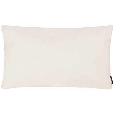 Beige Geometric Art Deco Rectangular Accent Pillow