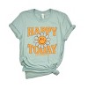 Simply Sage Market S.W.Smiley Happy Today Flower Short Sleeve Tee - 2 of 4