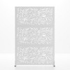 MAYEERTY Galvanized Steel Privacy Screen Outdoor and Indoor Divider Freestanding Decorative Screen for Balcony Garden 1pcs - 4 of 4