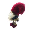 HomeRoots Big Red Fur Hat Cheetah Coat Gnome - 4 of 4