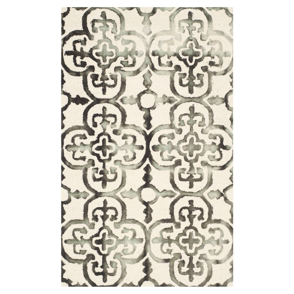 Bardaric Accent Rug - Ivory/Charcoal (3'x5') - Safavieh