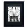 Trademark Fine Art -CATeyes 'Brooklyn Bridge 3' Matted Framed Art - 2 of 4