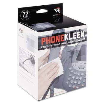 Read Right PhoneKleen Wet Wipes Cloth 5 x 5 72/Box RR1303