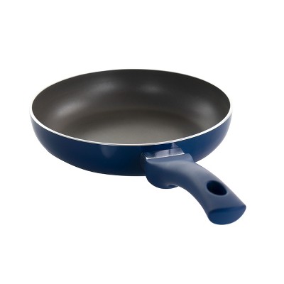 Gibson Home Charmont Nonstick Aluminum Frying Pan in Yale Blue